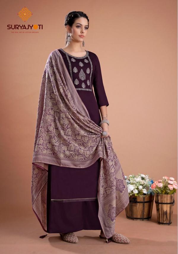 Suryajyoti Pashan vol-1 cotton designer Fancy Work Suit